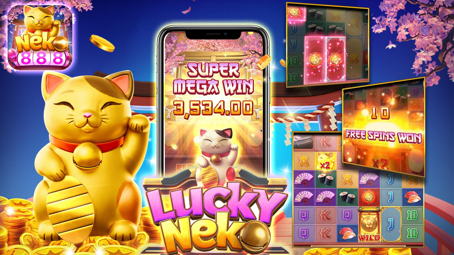 Permainan Lucky Neko Masuk 5 Besar Game PG Soft Terbaik di MAINAKU