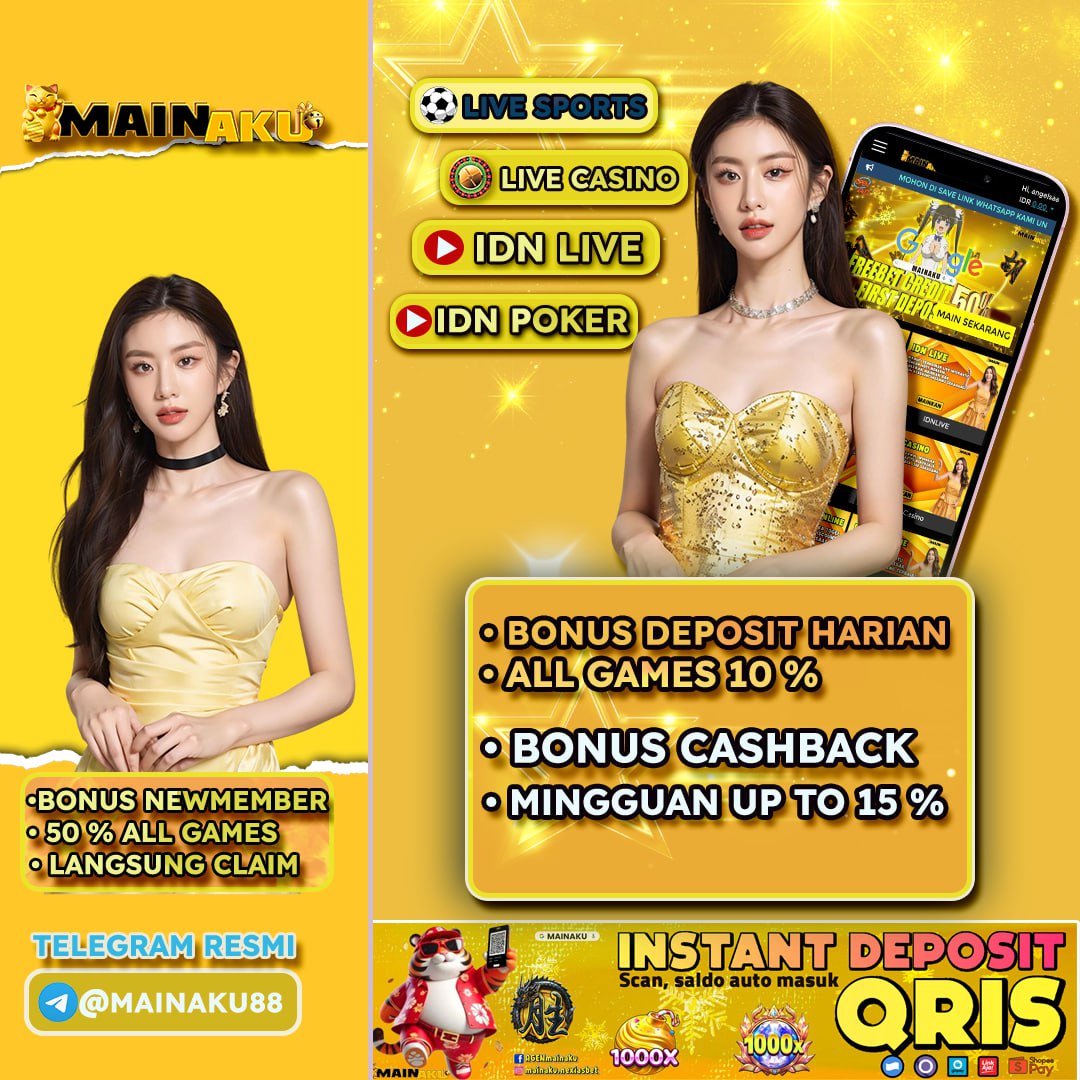 MAINAKU Slot Gacor: Nikmati Slot Online dengan Peluang Kemenangan Besar dan Bonus Berlimpah